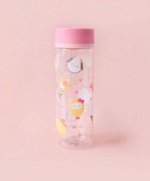 sanrio（サンリオ）の「〈SANRIO/サンリオ〉サンリオキャラクターズ なりきり食べ物 シンプルデザインブローボトル PDC4（水筒・レディース・ピンク・ONE SIZE）」の3枚目の写真