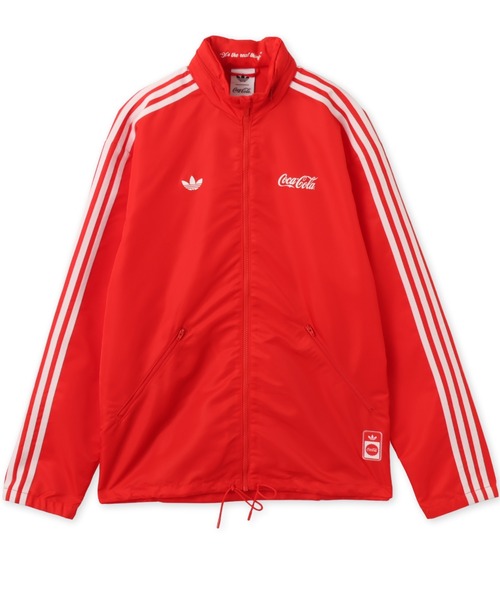 adidas(アディダス)の「adidas COCA COLA CLASSIC SPORT NYLON PARKA / アディダス コカ コーラ クラシック スポーツ ナイロン パーカー(ナイロンジャケット・メンズ・レッド・XL/L/M/S/XXL)」の1枚目の写真