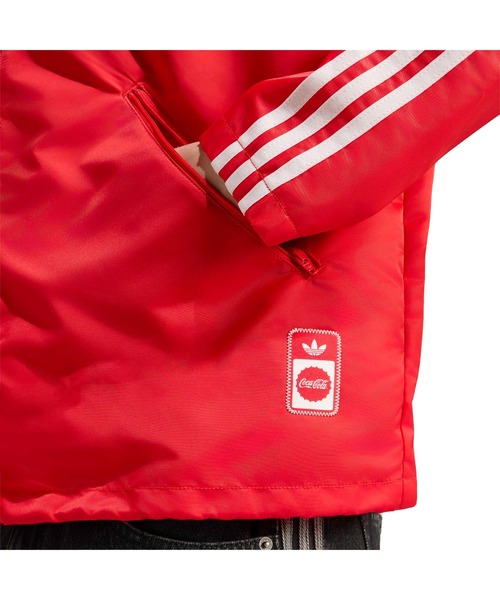 adidas(アディダス)の「adidas COCA COLA CLASSIC SPORT NYLON PARKA / アディダス コカ コーラ クラシック スポーツ ナイロン パーカー(ナイロンジャケット・メンズ・レッド・XL/L/M/S/XXL)」の6枚目の写真