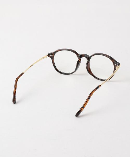 green label relaxing（グリーンレーベルリラクシング）の「BC CLEAR BOSTON メガネ（メガネ・メンズ・ブラック/ダークブラウン・FREE）」の4枚目の写真