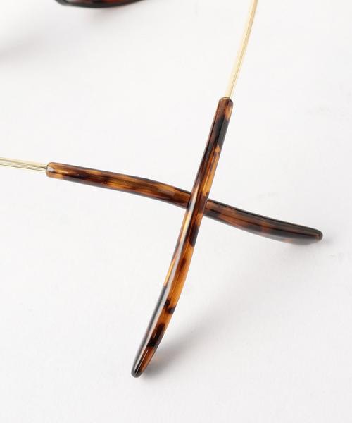 green label relaxing（グリーンレーベルリラクシング）の「BC CLEAR BOSTON メガネ（メガネ・メンズ・ブラック/ダークブラウン・FREE）」の8枚目の写真