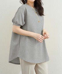 ワッフルTシャツ半袖レディースゆったり夏