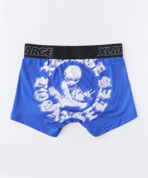 XLARGE(エクストララージ)の「XLARGE/エクストララージ ボクサーパンツ Alien エイリアン アンダーウェア 下着 肌着 プリント柄 メンズ 2026年 夏 夏服(ボクサーパンツ・メンズ・レッド/ブルー・M/L/XL)」の4枚目の写真