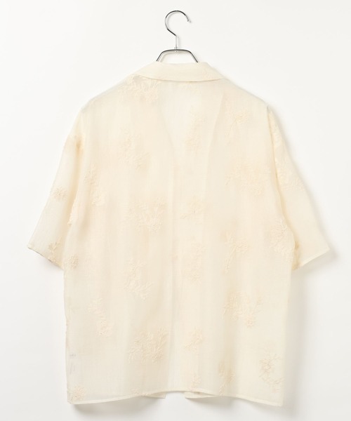 LEPSIM(レプシィム)の「刺繍開襟リボンシャツSS 884914(シャツ/ブラウス・レディース・アイボリー/ブラック/グリーン・FREE)」の9枚目の写真