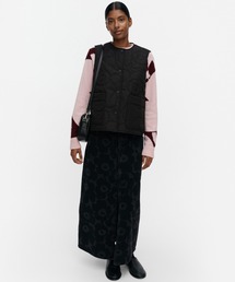 marimekko | 【バナー掲載特典付】Kaiverrus Piirto Unikko / light padded vest(その他アウター)
