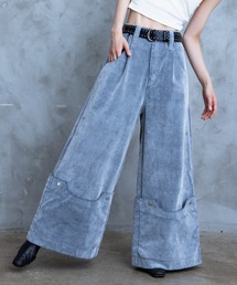 TAMYU(�^�~���[)��TAMYU - TAU Flocked Denim 2way Pants / �^�E�t���b�L�[�f�j��2way�p���c(�f�j���p���c)