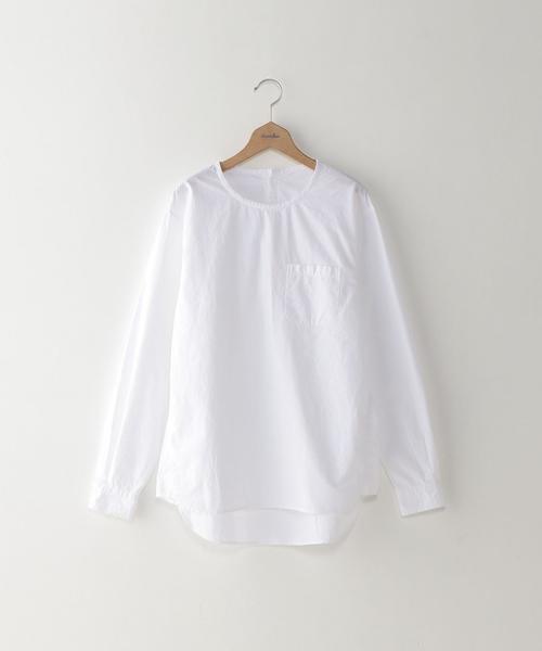 Steven Alan(スティーブンアラン)の「<Steven Alan> AZM BIG/GZ P/OVER/シャツ(シャツ/ブラウス・メンズ・ホワイト/ベージュ・SMALL/X-LARGE/LARGE/MEDIUM)」の2枚目の写真