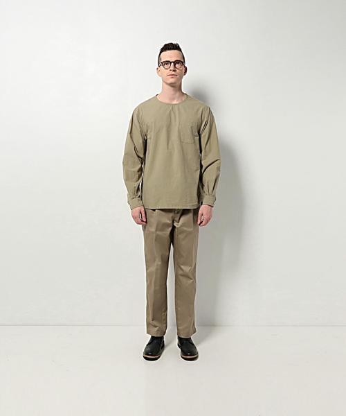 Steven Alan(スティーブンアラン)の「<Steven Alan> AZM BIG/GZ P/OVER/シャツ(シャツ/ブラウス・メンズ・ホワイト/ベージュ・SMALL/X-LARGE/LARGE/MEDIUM)」の3枚目の写真