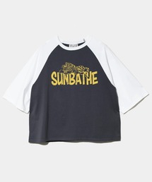 CUBE SUGAR/キューブシュガー　26/-天竺 アニマルラグランTEE