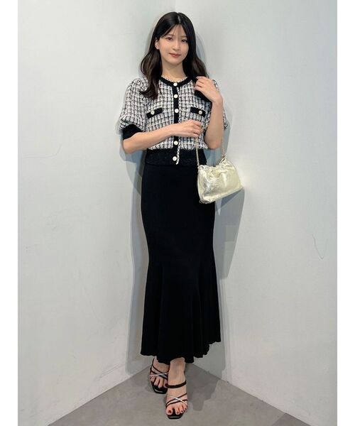 MERCURYDUO(マーキュリーデュオ)の「【セットアップ着用可能】カットマーメイドスカ―ト(スカート・レディース・グレー/ブラック・FREE)」の6枚目の写真