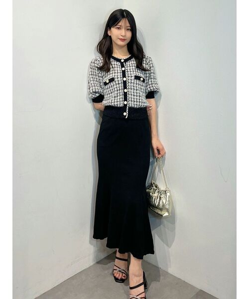 MERCURYDUO(マーキュリーデュオ)の「【セットアップ着用可能】カットマーメイドスカ―ト(スカート・レディース・グレー/ブラック・FREE)」の7枚目の写真