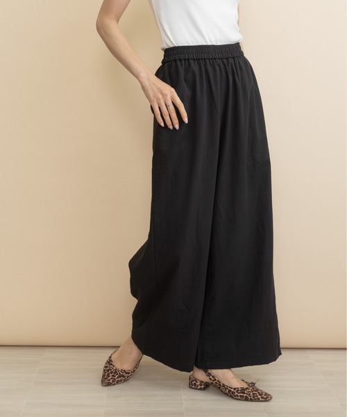 lodie(ロディ)の「【ラグジュアリー セットアップ】フレアーキャミトップスとワイドパンツ(セットアップ・レディース・ブラック/ブラウン・FREE)」の18枚目の写真