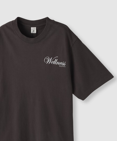 allureville(アルアバイル)の「【SPORTY&RICH(スポーティーアンドリッチ)】SOHO TSHIRT(Tシャツ/カットソー・レディース・ダークブラウン・1)」の3枚目の写真