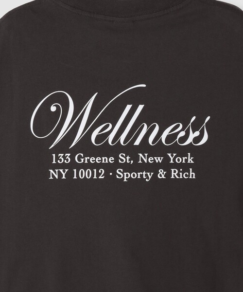 allureville(アルアバイル)の「【SPORTY&RICH(スポーティーアンドリッチ)】SOHO TSHIRT(Tシャツ/カットソー・レディース・ダークブラウン・1)」の5枚目の写真
