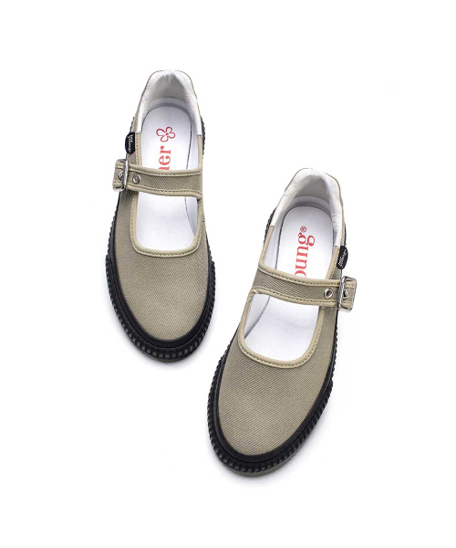 HERYOUNG(ホヨン)の「ミニジンメリージェーン(Olive)(バレエシューズ・レディース・カーキ・23cm/23.5cm/24cm/24.5cm)」の5枚目の写真