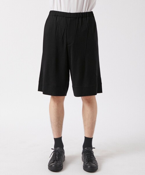 THE TOKYO（ザトウキョウ）の「Wide Shorts（Tシャツ/カットソー・メンズ・ブラック・2）」の3枚目の写真