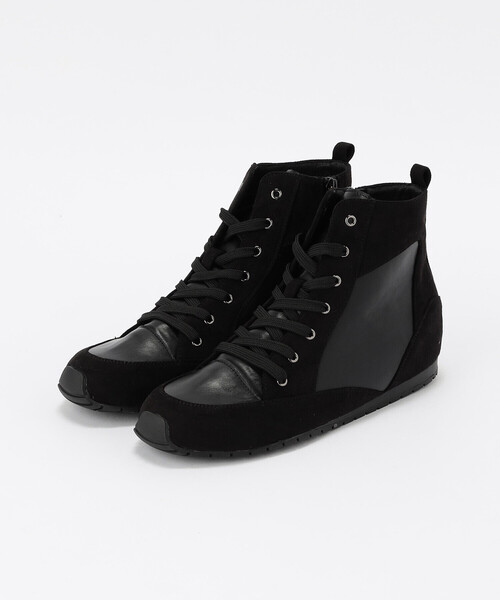 COMME CA ISM(コムサイズム)の「ハイカットスニーカー(スニーカー・レディース・ブラック/オフホワイト・24.5cm/23.5cm)」の5枚目の写真