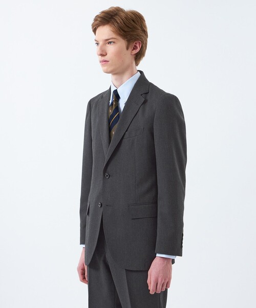 MACKINTOSH PHILOSOPHY(マッキントッシュ フィロソフィー)の「トロッター ジャケット#000(ナンバーゼロ)バーズアイストレッチ リサイクル(テーラードジャケット・メンズ・ブラック/ダークネイビー・40/38)」の8枚目の写真