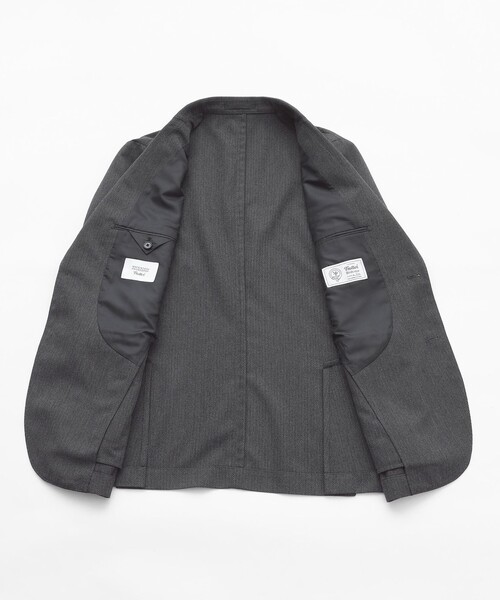 MACKINTOSH PHILOSOPHY(マッキントッシュ フィロソフィー)の「トロッター ジャケット#000(ナンバーゼロ)バーズアイストレッチ リサイクル(テーラードジャケット・メンズ・ブラック/ダークネイビー・40/38)」の13枚目の写真