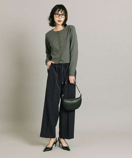 coca（coca）（コカ）の「フロッキードットワイドパンツ（その他パンツ・レディース・チャコール/ブラック・L/M/S）」の13枚目の写真