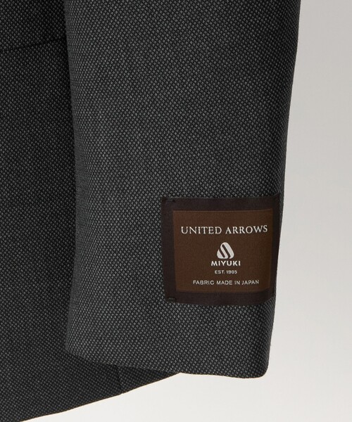UNITED ARROWS(ユナイテッドアローズ)の「バーズアイ シングル 3ボタン スーツ REGULAR MODEL(セットアップ・メンズ・ダークグレー・50/46/48)」の5枚目の写真