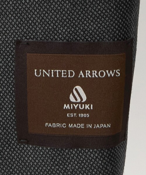 UNITED ARROWS(ユナイテッドアローズ)の「バーズアイ シングル 3ボタン スーツ REGULAR MODEL(セットアップ・メンズ・ダークグレー・50/46/48)」の13枚目の写真