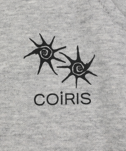 COIRIS(コイリス)の「ドレンバッグロゴバミューダスウェットハーフパンツ 男女共用 (2カラー)(スウェットパンツ・レディース・ブラック/ライトグレー・FREE)」の4枚目の写真