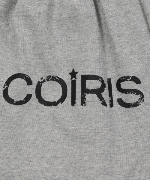 COIRIS(コイリス)の「ドレンバッグロゴバミューダスウェットハーフパンツ 男女共用 (2カラー)(スウェットパンツ・レディース・ブラック/ライトグレー・FREE)」の5枚目の写真