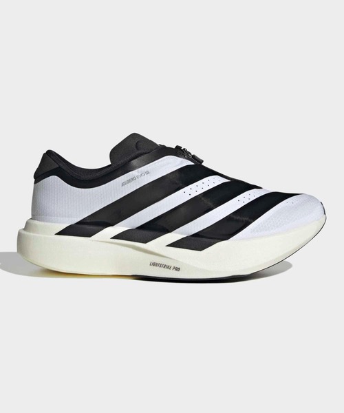 adidas(アディダス)の「アディゼロ EVO SL ジップ / Adizero EVO SL ZIP / ランニングシューズ / アディダス adidas(スニーカー・レディース・ホワイト・22.5cm/23.0cm/23.5cm/24.0cm/24.5cm/25.0cm/25.5cm/26.0cm/26.5cm)」の1枚目の写真