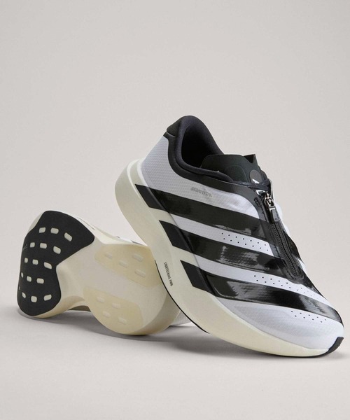 adidas(アディダス)の「アディゼロ EVO SL ジップ / Adizero EVO SL ZIP / ランニングシューズ / アディダス adidas(スニーカー・レディース・ホワイト・22.5cm/23.0cm/23.5cm/24.0cm/24.5cm/25.0cm/25.5cm/26.0cm/26.5cm)」の9枚目の写真