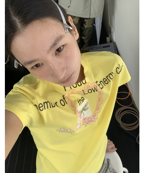 0MILEWEAR(ヤングマイルウェア)の「ロウエネルギークラブTシャツ(イエロー)(Tシャツ/カットソー・レディース・その他・FREE)」の4枚目の写真