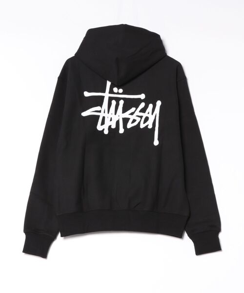 STUSSY（ステューシー）の「【STUSSY】ステューシー STUSSY BASIC LOGO PULLOVER HOODIE ベーシックロゴ プルオーバーパーカー（パーカー・メンズ・ブラック/アッシュグレー・L/M/XL/S）」の3枚目の写真