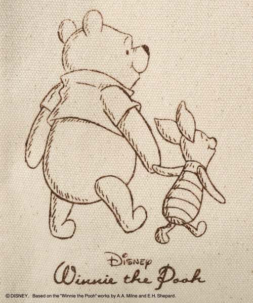 Disney(ディズニー)の「Winnie the Pooh/スクエアトートバッグ(トートバッグ・レディース・ベージュ・FREE)」の12枚目の写真