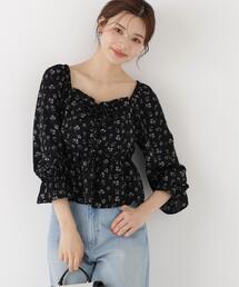 PROPORTION BODY DRESSING | フラワーパターンギャザーブラウス / 1216210901(シャツ/ブラウス)