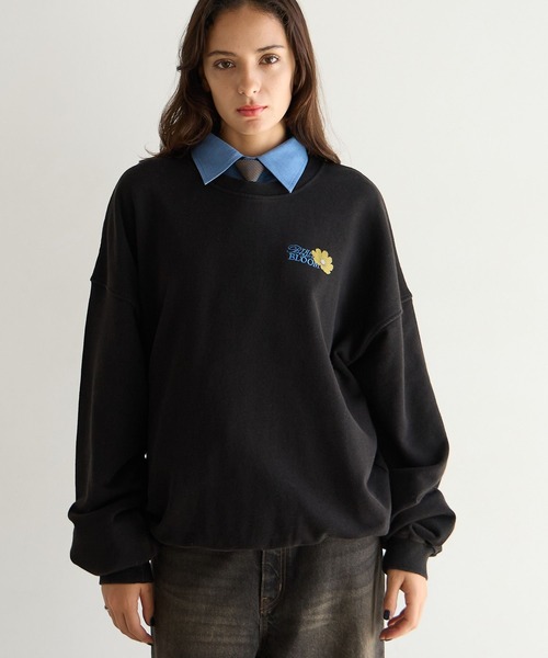 PBLIM(ページボーイリム)の「《UNISEX》コスモスフラワースウェット(スウェット・レディース・ブラウン/ブラック/グレー・FREE)」の13枚目の写真