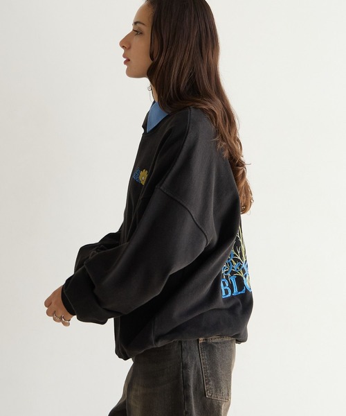 PBLIM(ページボーイリム)の「《UNISEX》コスモスフラワースウェット(スウェット・レディース・ブラウン/ブラック/グレー・FREE)」の14枚目の写真