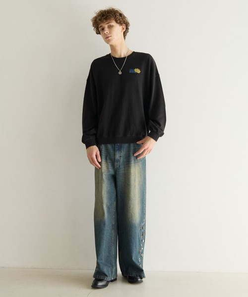 PBLIM(ページボーイリム)の「《UNISEX》コスモスフラワースウェット(スウェット・レディース・ブラウン/ブラック/グレー・FREE)」の22枚目の写真