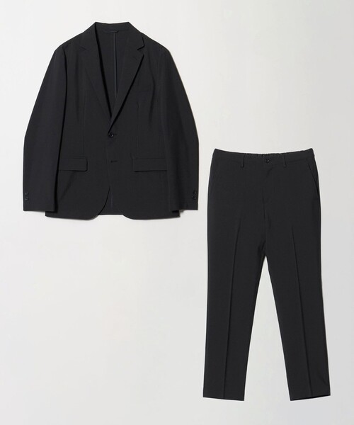 green label relaxing（グリーンレーベルリラクシング）の「【WEB限定】JUST fit ドライポリエステル ナロー セットアップ -吸水速乾-（セットアップ・メンズ・ブラック/ネイビー/ダークグレー・L/M/XS/XL/XXL/S）」の10枚目の写真
