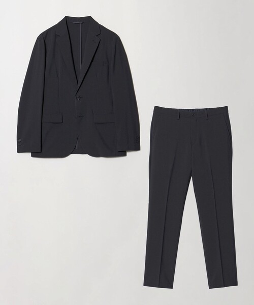 green label relaxing（グリーンレーベルリラクシング）の「【WEB限定】JUST fit ドライポリエステル ナロー セットアップ -吸水速乾-（セットアップ・メンズ・ブラック/ネイビー/ダークグレー・L/M/XS/XL/XXL/S）」の12枚目の写真