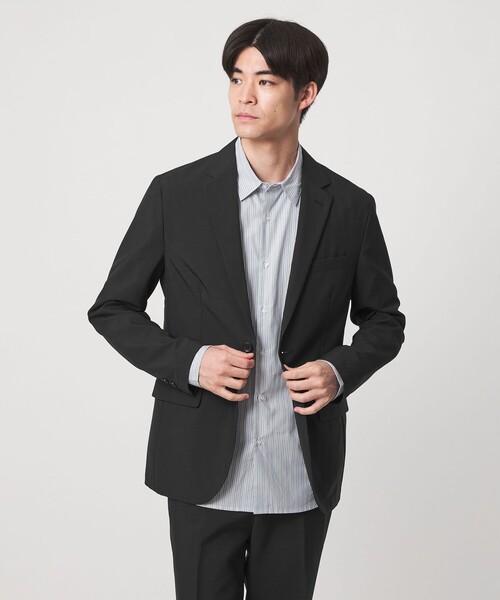 green label relaxing（グリーンレーベルリラクシング）の「【WEB限定】JUST fit ドライポリエステル ナロー セットアップ -吸水速乾-（セットアップ・メンズ・ブラック/ネイビー/ダークグレー・L/M/XS/XL/XXL/S）」の14枚目の写真