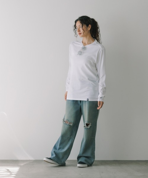 NEW ERA(ニューエラ)の「NEW ERA/ニューエラ MEN'S L/S TEE ロンT ロングスリーブ 2026年 夏 夏服(Tシャツ/カットソー・メンズ・ロイヤルブルー/ホワイト/ネイビー・XL/S)」の8枚目の写真