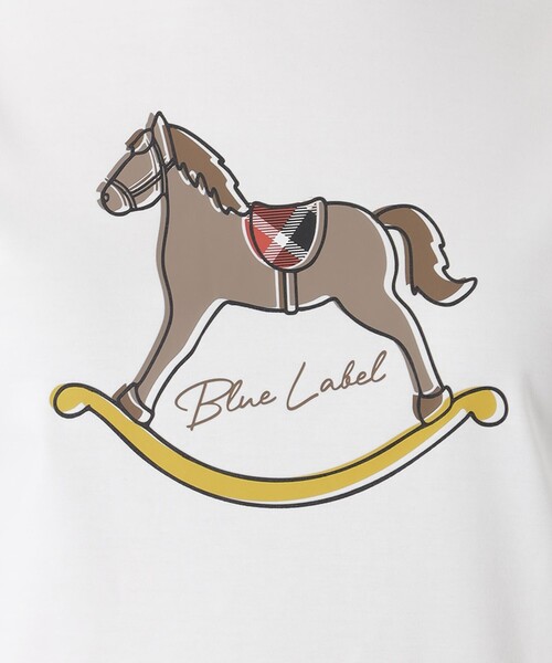 BLUE LABEL CRESTBRIDGE（ブルーレーベルクレストブリッジ）の「【一部店舗限定】ロッキンホースTシャツ（Tシャツ/カットソー・レディース・ブラック/ベビーピンク/ホワイト・38/40）」の14枚目の写真