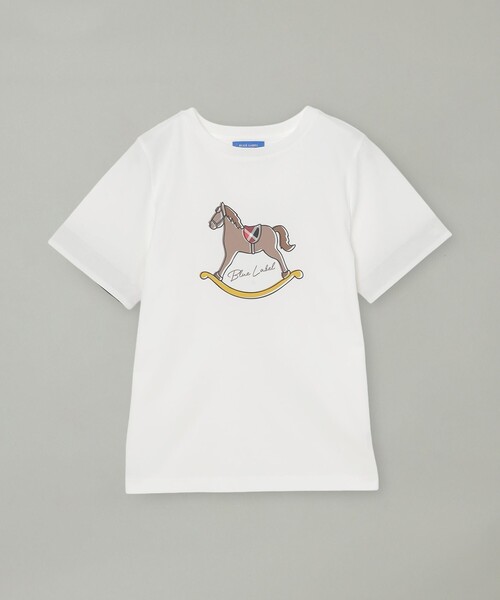 BLUE LABEL CRESTBRIDGE（ブルーレーベルクレストブリッジ）の「【一部店舗限定】ロッキンホースTシャツ（Tシャツ/カットソー・レディース・ブラック/ベビーピンク/ホワイト・38/40）」の15枚目の写真