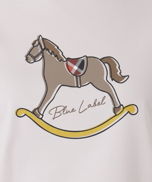 BLUE LABEL CRESTBRIDGE（ブルーレーベルクレストブリッジ）の「【一部店舗限定】ロッキンホースTシャツ（Tシャツ/カットソー・レディース・ブラック/ベビーピンク/ホワイト・38/40）」の6枚目の写真