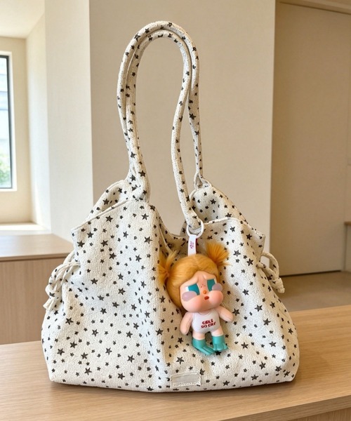 Vipoa(ヴィポア)の「Multi design string tote bag(ショルダーバッグ・レディース・ピンク/ベージュ/グレー/ブラウン/グレー系その他/アイボリー/チャコールグレー/ホワイト系その他・FREE)」の19枚目の写真