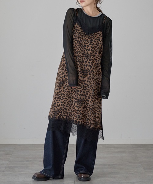 model：163cm. 着用サイズ：FREE
