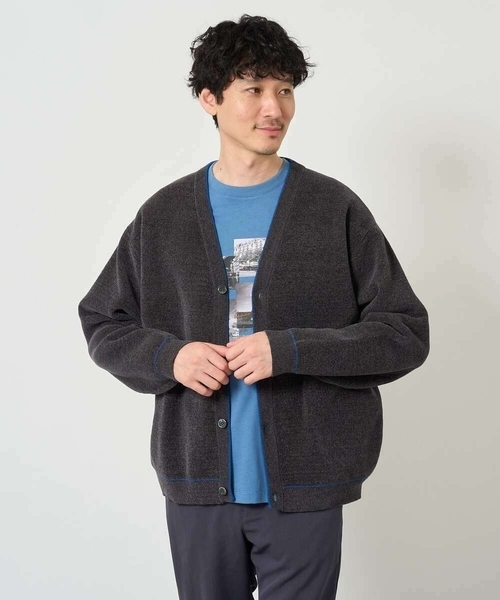 a.v.v(アーヴェヴェ)の「フォトプリントワイドシルエットカットソー(Tシャツ/カットソー・メンズ・ダークインディゴブルー/ホワイト・46/48)」の3枚目の写真