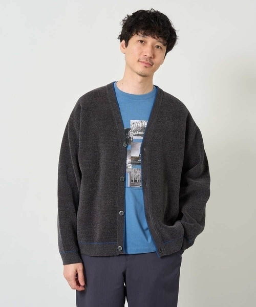 a.v.v(アーヴェヴェ)の「フォトプリントワイドシルエットカットソー(Tシャツ/カットソー・メンズ・ダークインディゴブルー/ホワイト・46/48)」の5枚目の写真