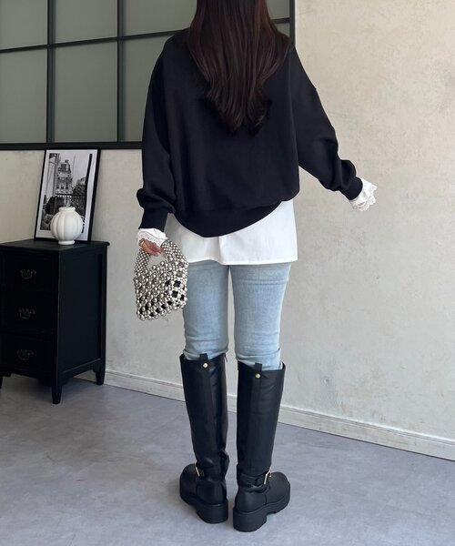 prose verse(プロズヴェール)の「フェイクレイヤードシャツ(シャツ/ブラウス・レディース・オフホワイト・LARGE/MEDIUM)」の10枚目の写真