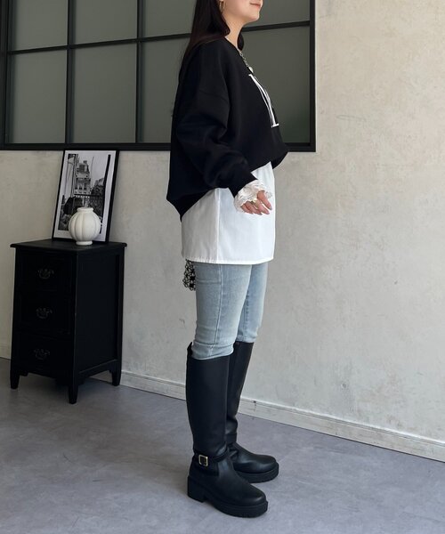 prose verse(プロズヴェール)の「フェイクレイヤードシャツ(シャツ/ブラウス・レディース・オフホワイト・LARGE/MEDIUM)」の11枚目の写真